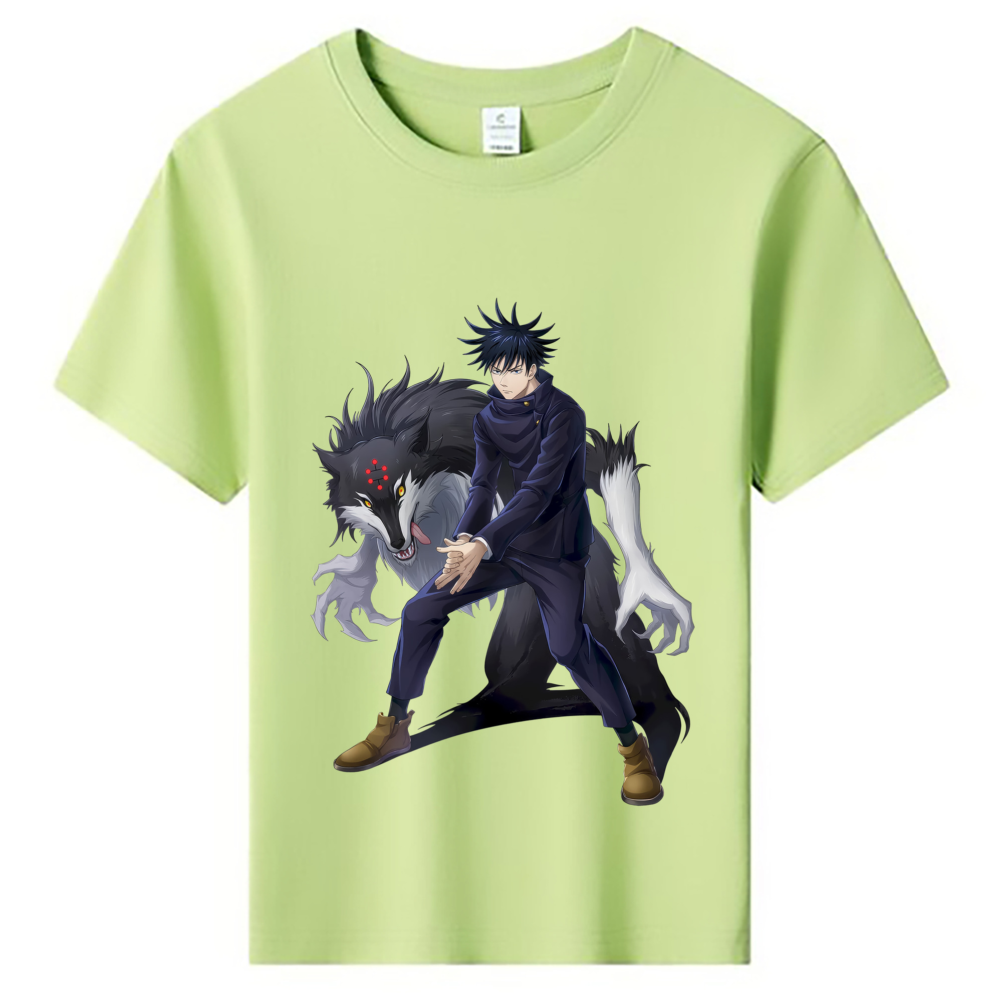 （画像用） 呪術廻戦 Jujutsu Kaisen 綿100％キッズTシャツ（フロントプリント）
